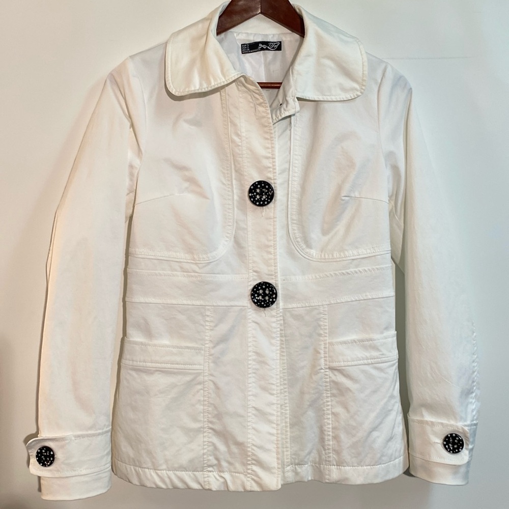 Zara Trf - creamy white jacket. Size S